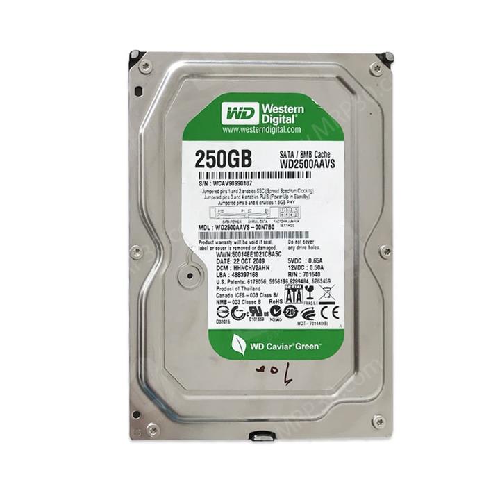 هارد دیسک Western Digital (WD) Green 250GB Stock